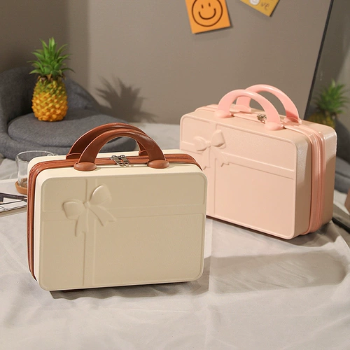 Портативный милый чемодан, свежая маленькая сумка-органайзер, 14 дюймов