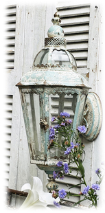园艺风灯 孤 厚铁复古做旧唯美壁挂烛台 微暇 法式 厚重款