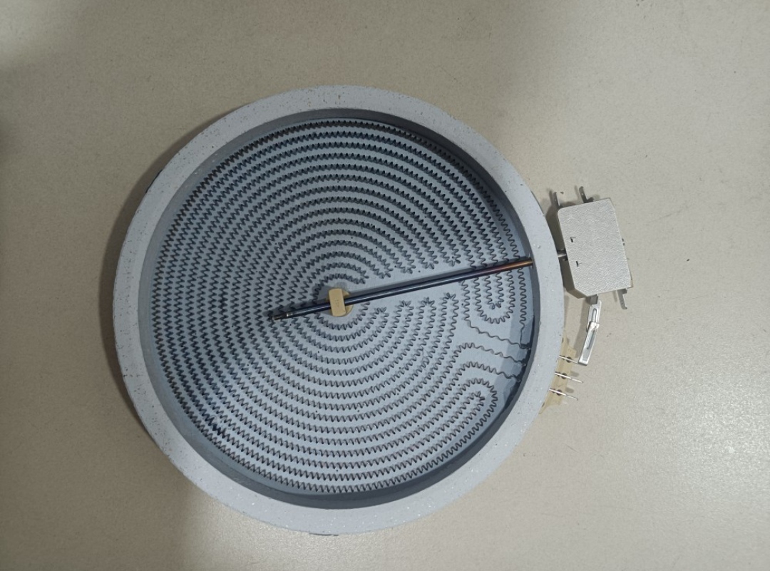 电陶炉带杆控温发热盘EGO20 23 25 18 16.5 13CM发热盘双单环炉芯