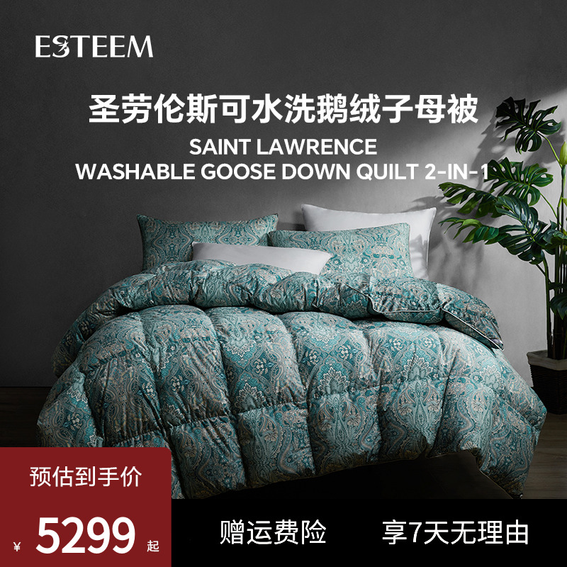 ESTEEM/宜庭可水洗鹅绒被