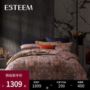 专柜同款 ESTEEM 宜庭马特尔湖绒丝冬被被子被芯床上用品卧室
