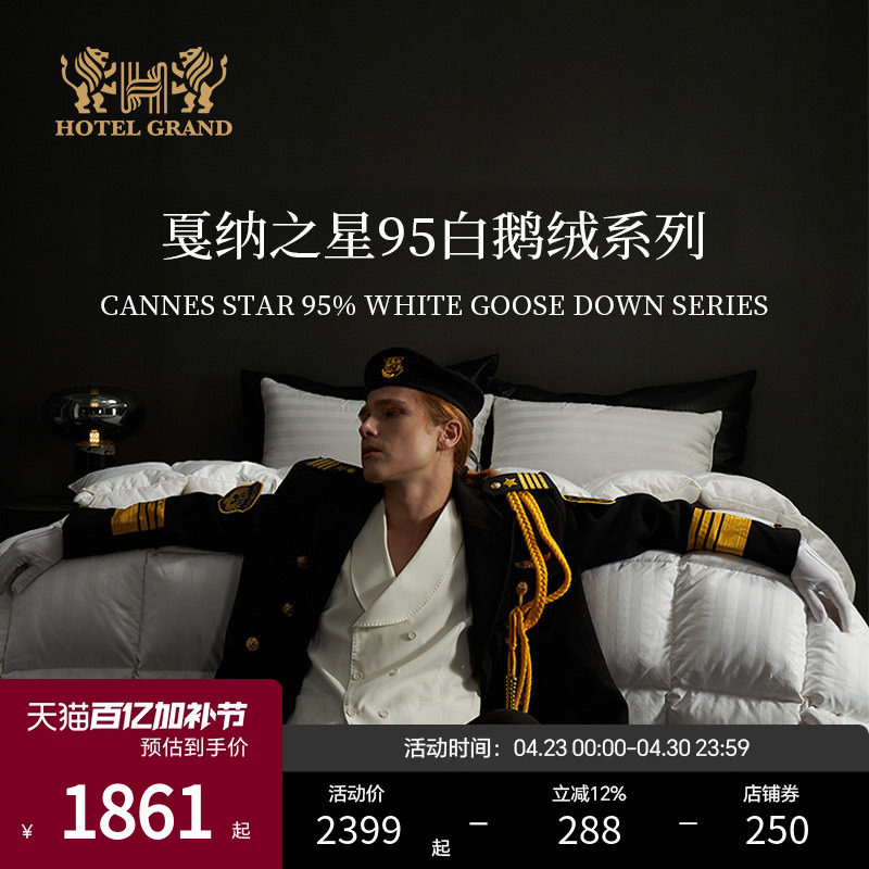 ESTEEM/宜庭戛纳之星95白鹅绒冬被被芯羽绒被鹅绒被【专柜同款】