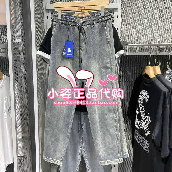 杰克琼斯男休闲百搭舒适直筒牛仔裤225332091 A13 225132149 A13
