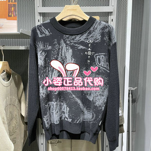 6905571285112 E41 杰克琼斯秋冬刺绣圆领休闲针织衫 225313010