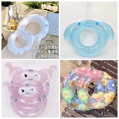 女孩可爱游泳圈加厚泳圈儿童成人救生圈充气卡通腋下圈安全泳圈