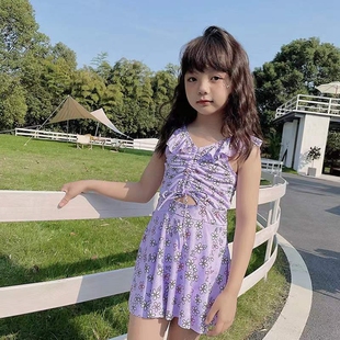 甜美可爱公主裙式 夏季 62005小清新儿童泳衣 直销 韩版 度假旅游泳装
