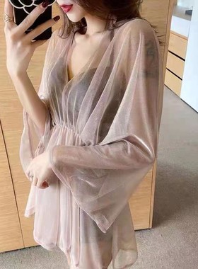 性感聚拢分体胸垫比基尼泳衣