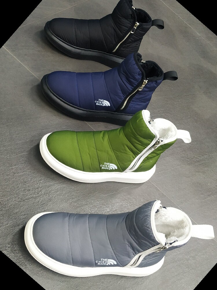 IN WINTER THE NEW FUR INTEGRATED SNOW BOOTS FOR MEN THE MEDIUM KICK MARTIN BOOTS THE VELVET THICKENED COTTON BOOTS THE CLOTH TIDE