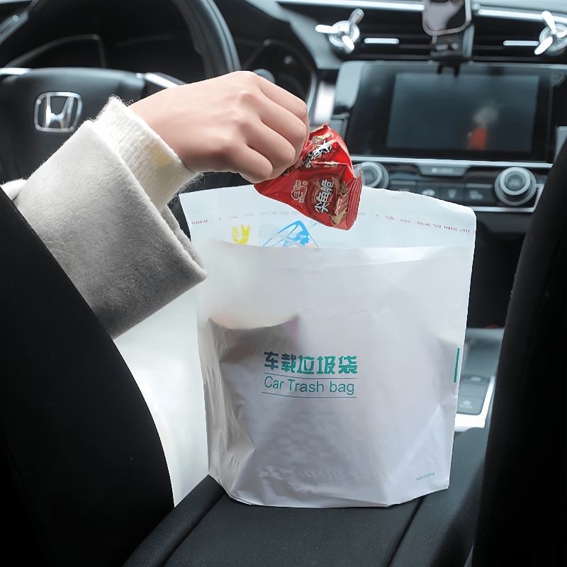 车载垃圾袋一次性可粘贴多功能清洁袋宿舍清洁袋自立式车用垃圾袋