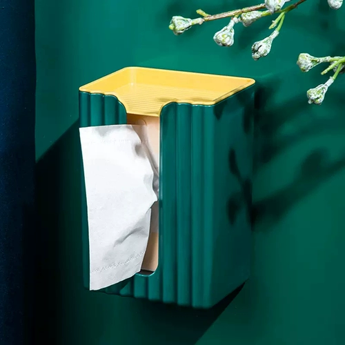 Стенная коробка для бумажного полотенца -бумажная коробка, вымывая лицо полотенца, стена, хранение туалета, висящая стена, висящая кухня, висящая бесплатная удара