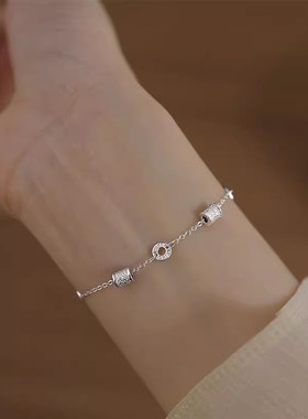 925银小蛮腰手链女设计感轻奢精致百搭手饰生日礼物送女友