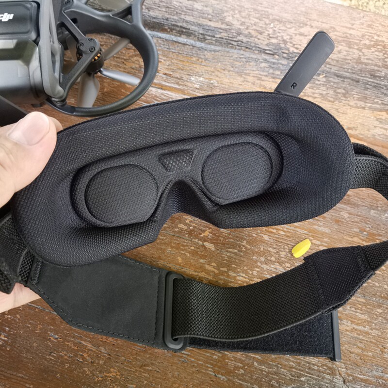 DJI 아바타에 적합 DJI 고글 2 아이 마스크 스폰지 마스크 빛 누출 방지 G2 헤드 밴드 착용 안경 렌즈 커버