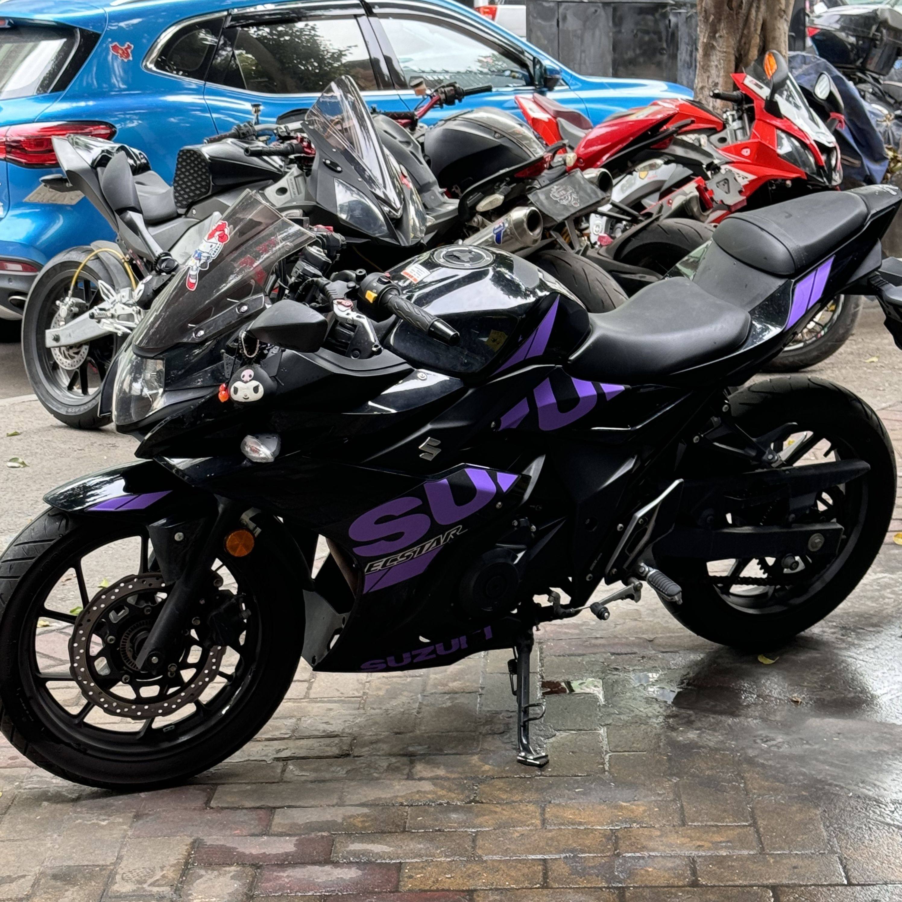 适用铃木GSX250R国四改装字母车身板花全车拉花车壳贴花防水贴纸