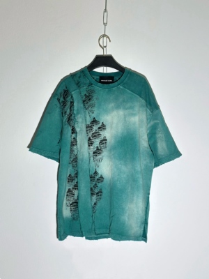 水洗做旧短袖T恤vintage