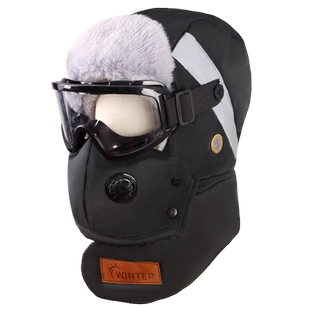 雷锋帽女冬天男电动车帽子防寒面罩骑行防风保暖骑车秋冬季神器棉