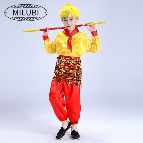 孙悟空儿童服装小孩素材模板 孙悟空儿童服装小孩图片下载 小麦优选