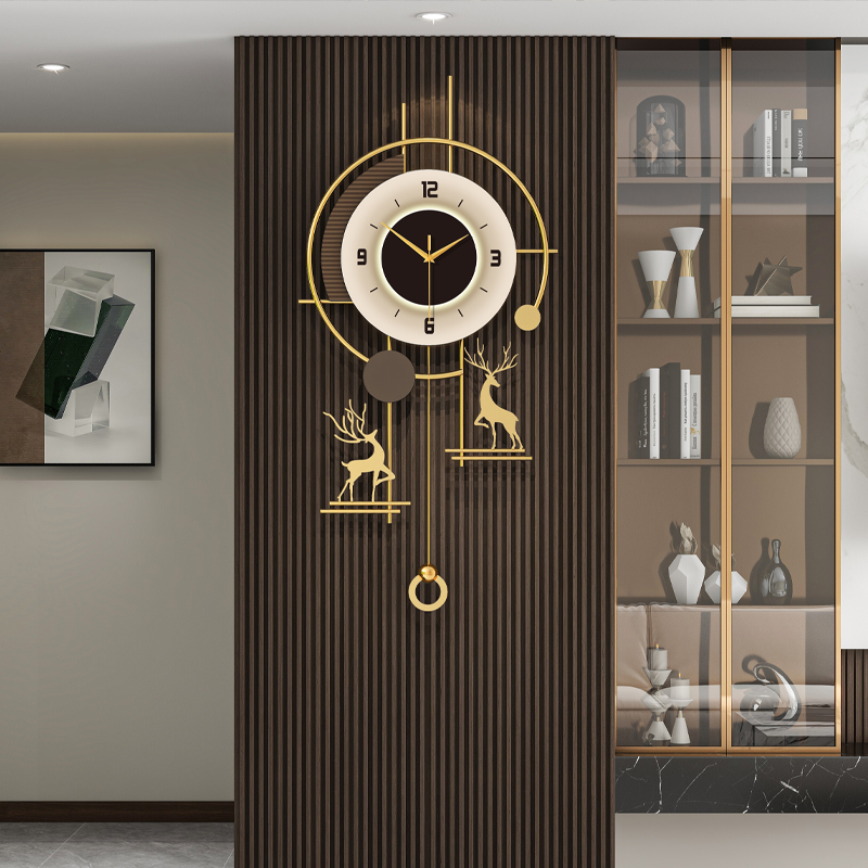 轻奢风2025爆款创意挂钟