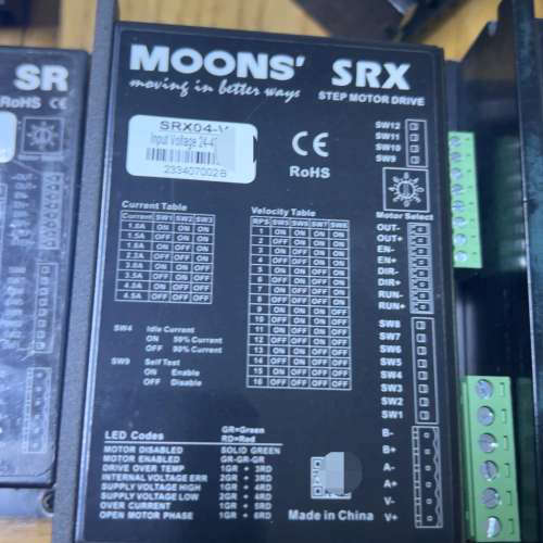 议价-鸣志SR4，4个，SRX04-V，1个，汉德保DBL-242