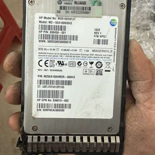 议价-HP/惠普100G SATA SSD 653965 2.5寸