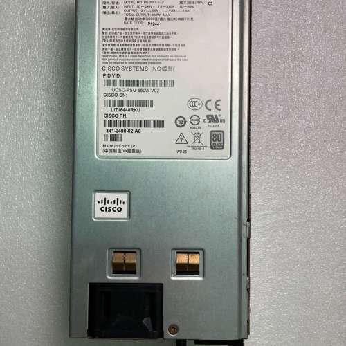 议价-现货 思科 C240/C220 M3电源UCSC-PUS-6