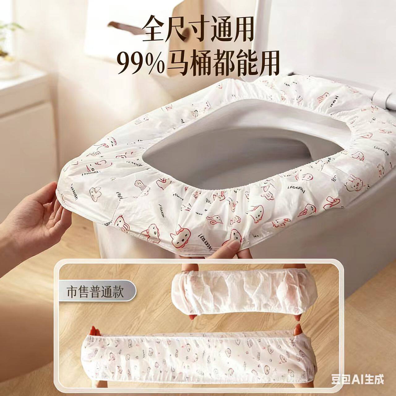 一次性马桶垫坐垫独立包装马桶套罩产妇隔脏坐便垫纸酒店旅行专用