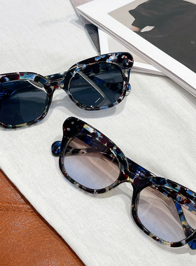 小众碎花框经典造型太阳镜女