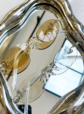 钻石珠宝系列无框镶钻太阳镜