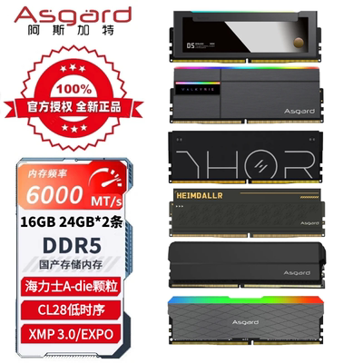 阿斯加特DDR5台式机内存条