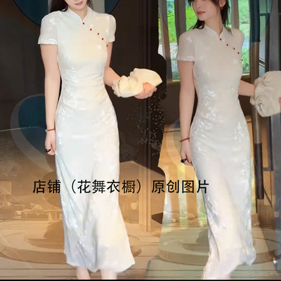 2025年夏季新款时尚气质复古新中式改良旗袍高端大气上档次连衣裙