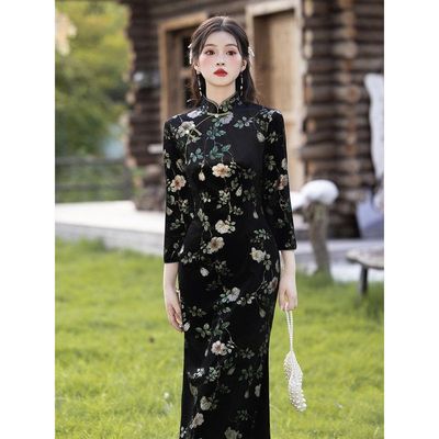 洛士旗袍高端民国改良绝美中式