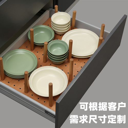 定制厨房橱柜抽屉分隔内置收纳