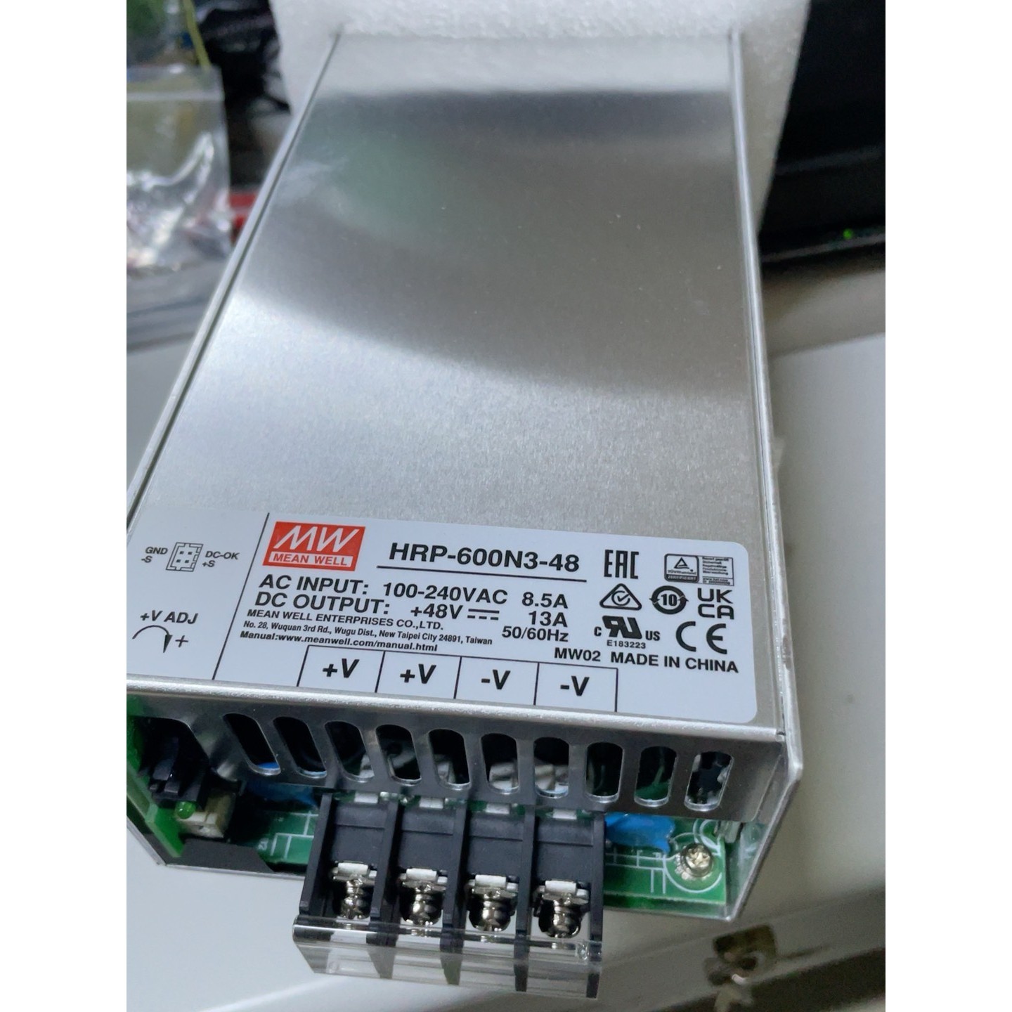 (议价)HRP-600N3-48明纬开关电源 保证全新正品 有5台询价