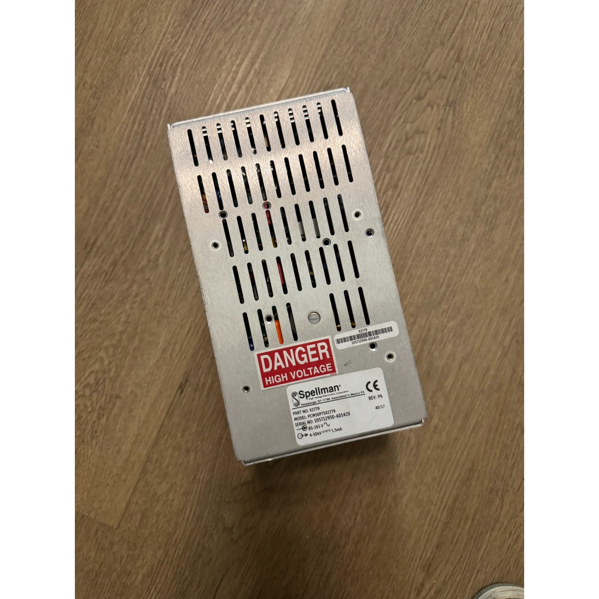 (议价)美国斯派曼spellman高压电源PCM50P75X2779询价