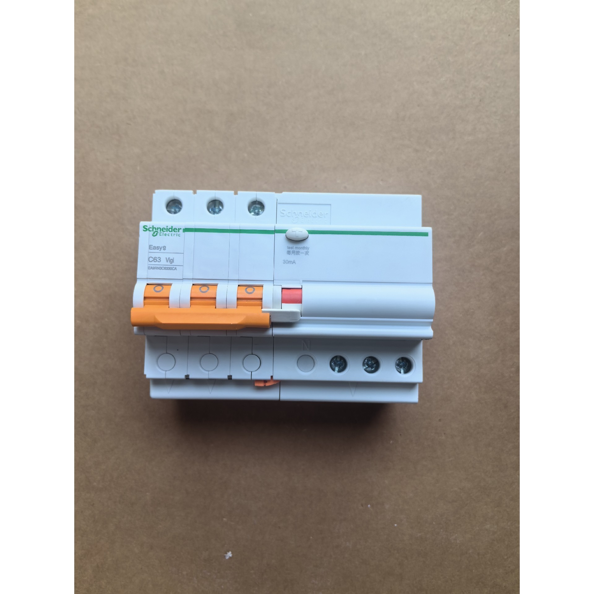 (议价)施耐德Easy9 3P  C6-63A漏电断路器380V询价