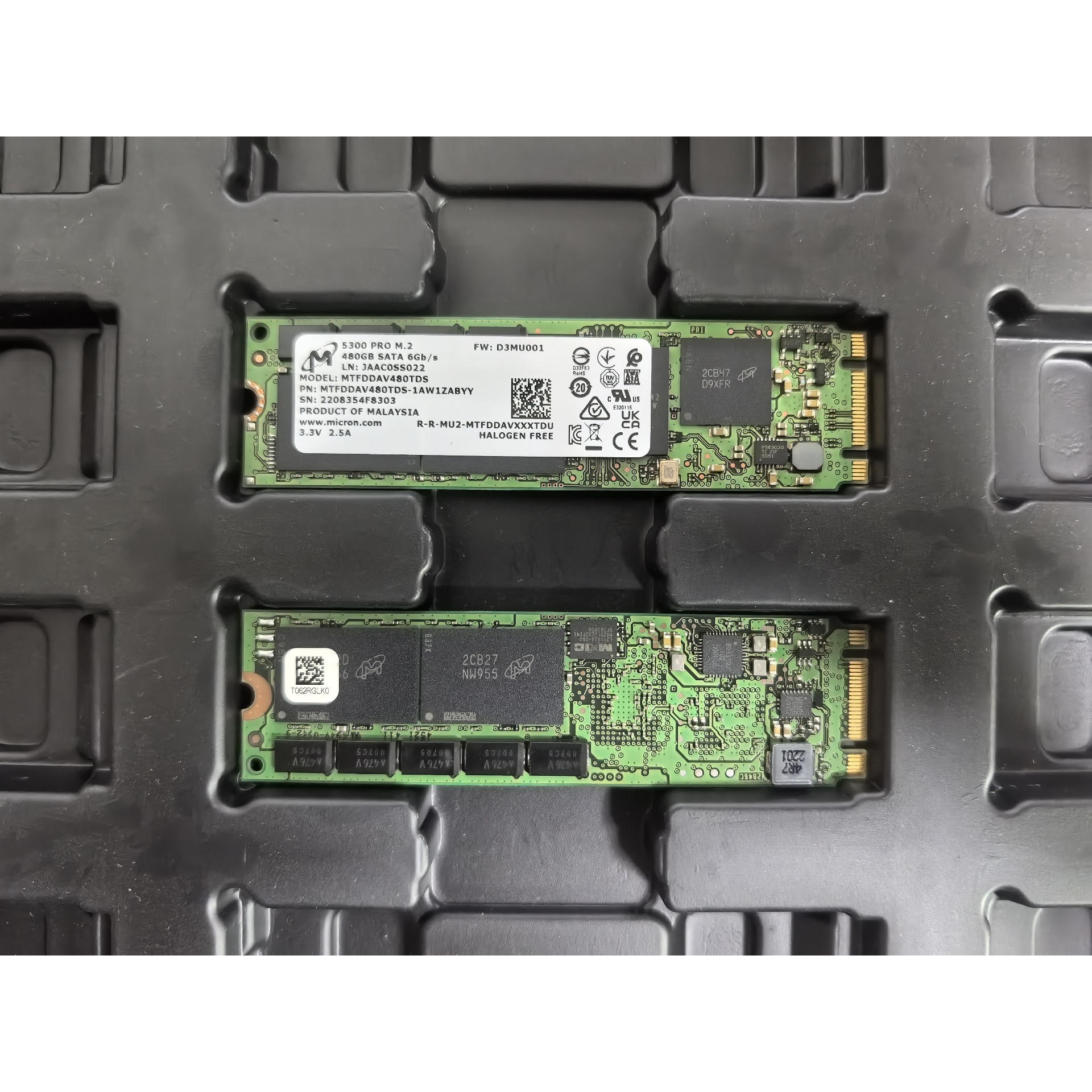 (议价)镁光5300PRO 480G M.2 NGFF 2280企询价