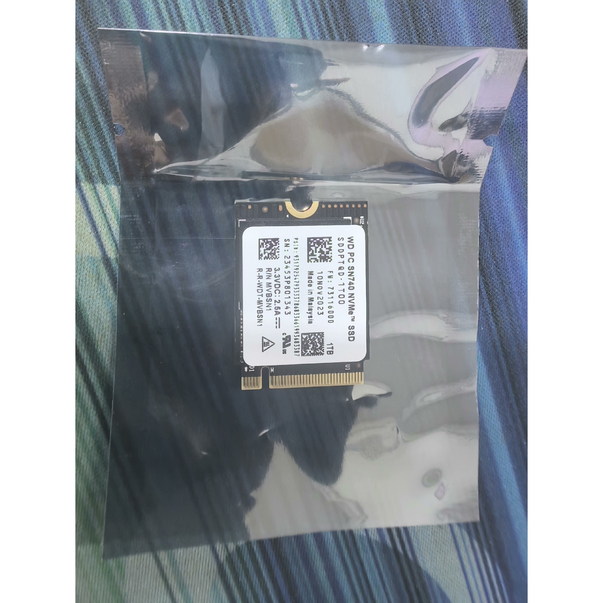 (议价)西部数据SN740 1T 2T 2230 PCIE4.0 M询价