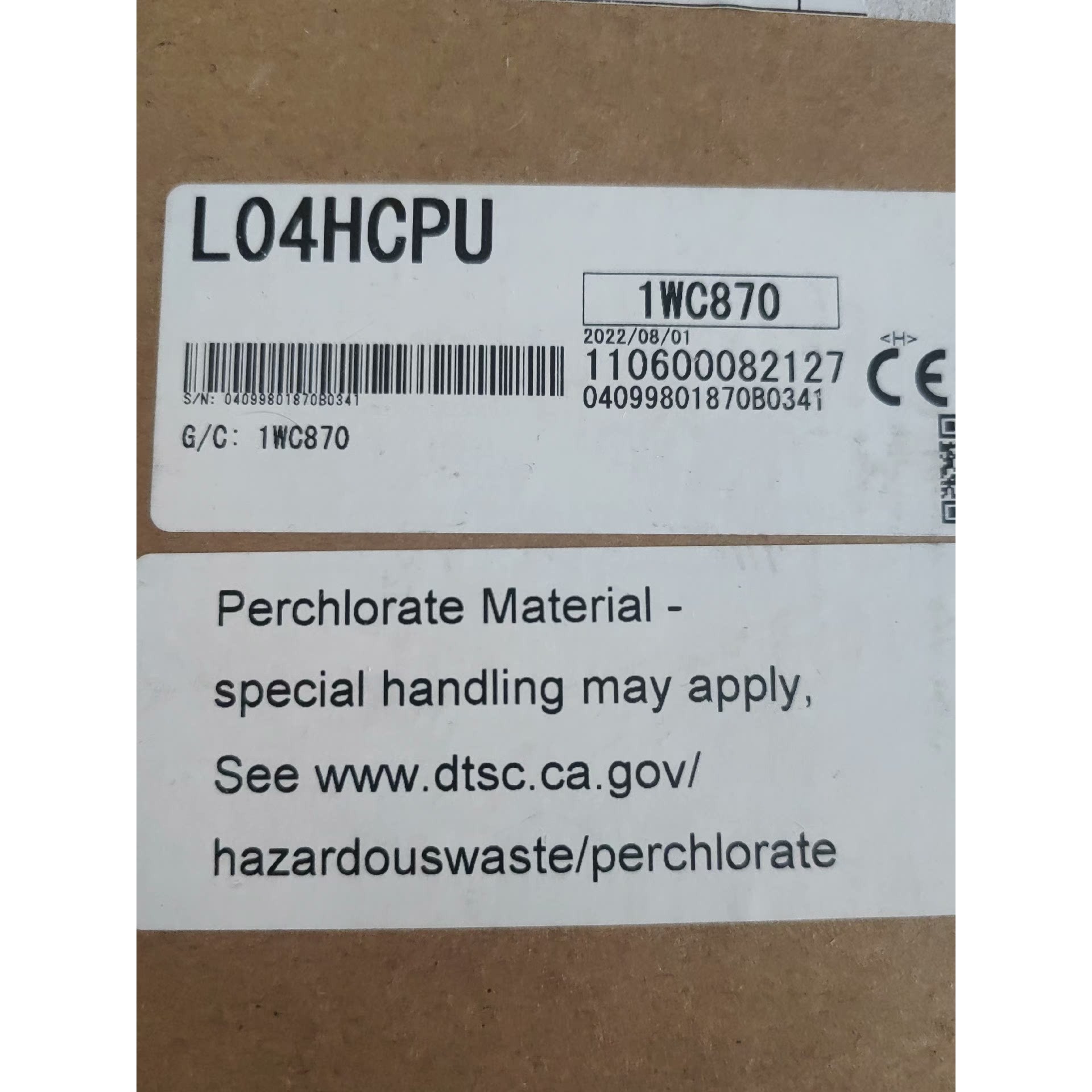 (议价)三菱L04HCPU 全新原装正品询价