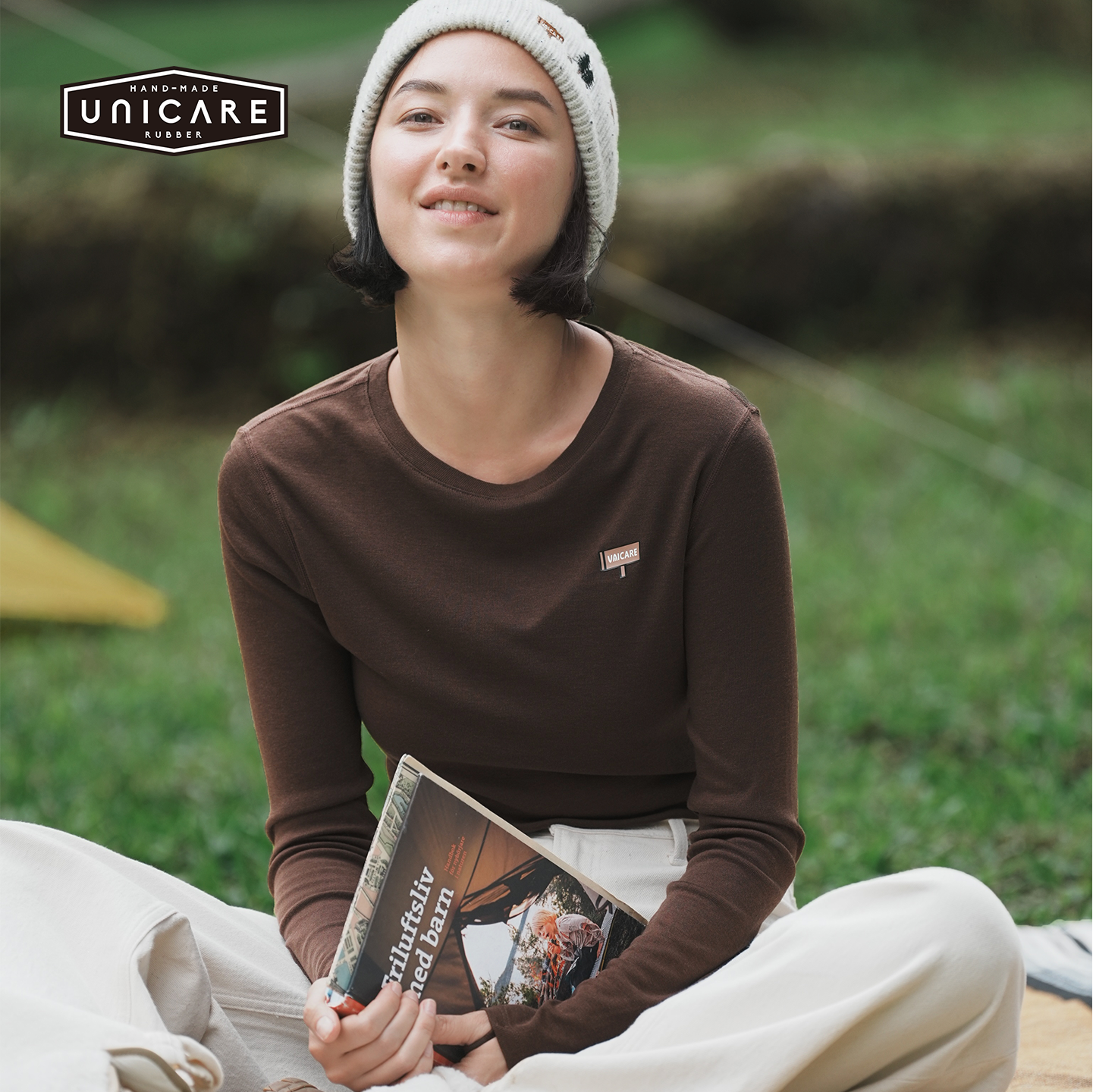 UNICARE春秋冬圆领针织衫上衣 打底衫内搭柔软舒适 长袖T恤 2025