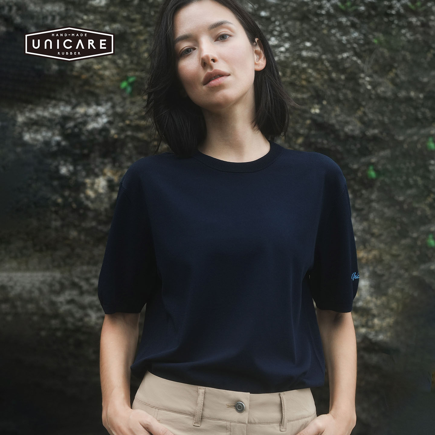 UNICARE钓鱼系列短袖圆领宽松针织T恤女士 运动休闲户外2026新品