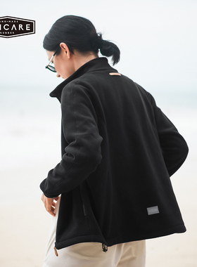 UNICARE抓绒衣女春秋冬保暖外套 户外摇粒绒上衣 耐磨锁温2025