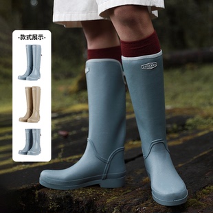UNICARE中筒高筒小尾巴女士雨靴 外穿2025 时尚 防水防滑长筒雨鞋