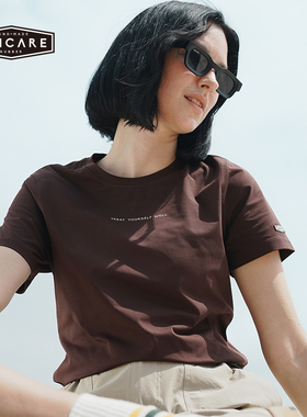 UNICARE修身版短袖T恤女 2025时尚春夏运动休闲户外宽松休闲上衣