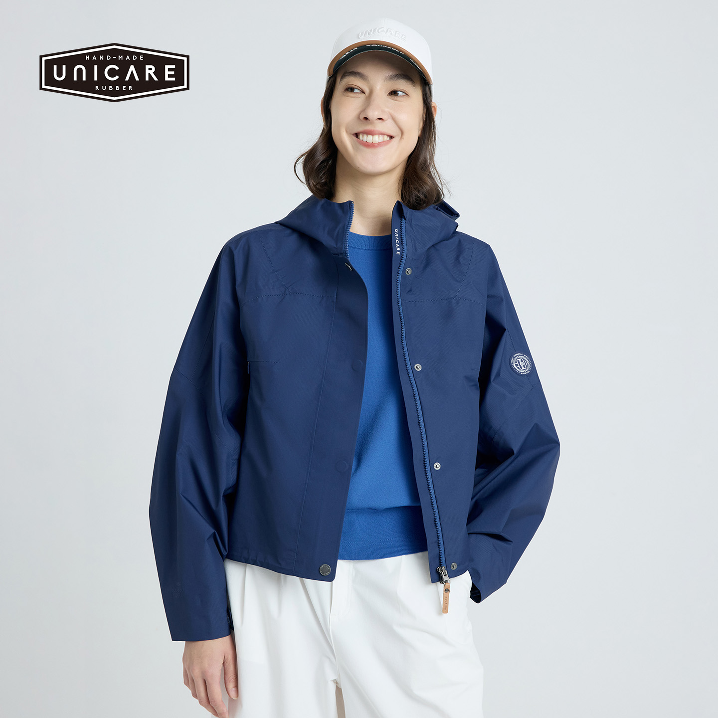 UNICARE钓鱼系列轻量化蝙蝠袖女士冲锋衣外套2026新品