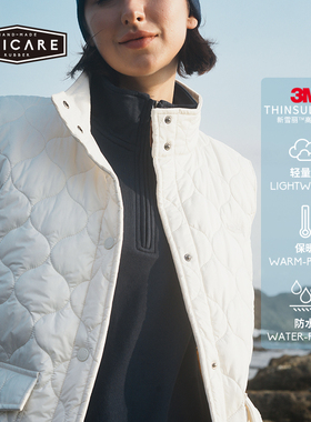 UNICARE男女秋冬御寒马甲潮 3M新雪丽高端保暖马夹背心 新款上市