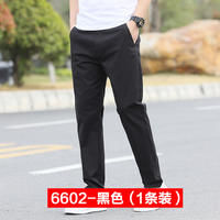 Summer Men's Cotton Casual Loose Straight Pants thumbnail 3