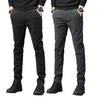 潮流百搭直筒休闲长裤子