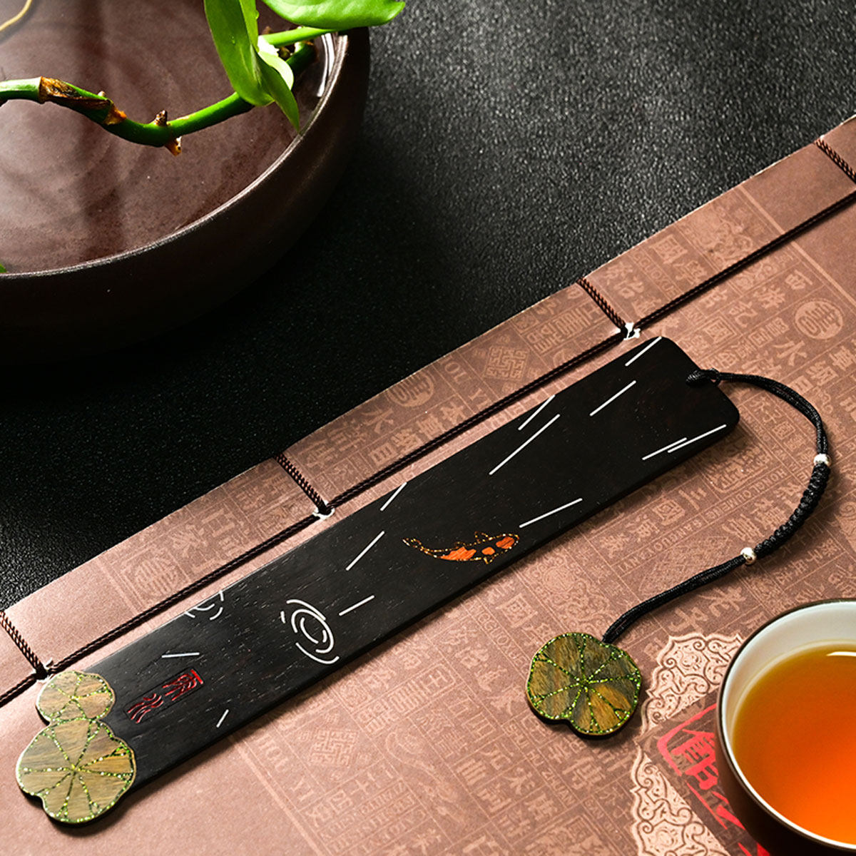古典中国风24节气檀木书签生日礼物伴手礼纪念品毕业季送同学老师