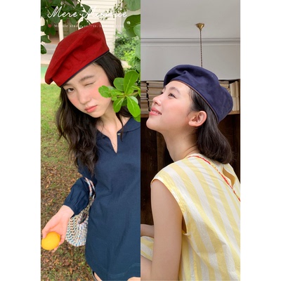 MereMiemie复古艺术家贝雷帽