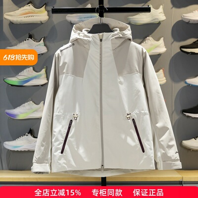 李宁CF溯运动风衣加绒防泼水
