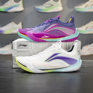 李宁2025冬季新款音速13 v2男子轻量高回弹篮球专业比赛鞋ABAV075